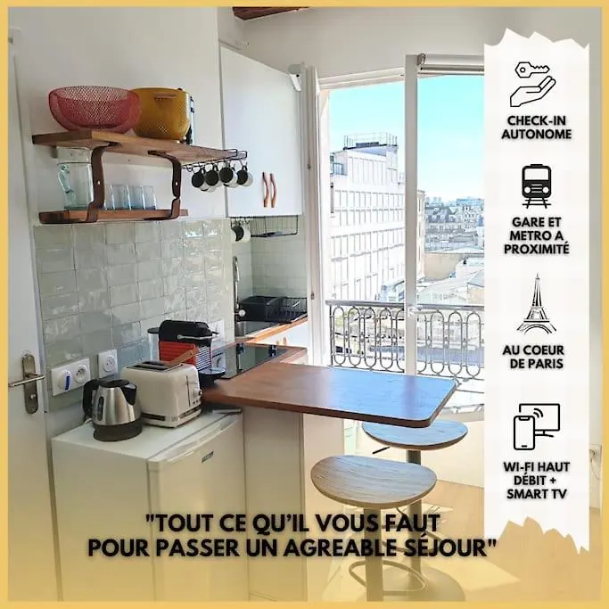 La Cabane Parisienne - Au Centre De Paris - Lumineux - Vue Panoramique